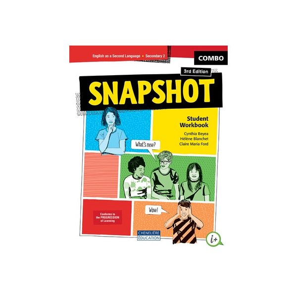 Student Workbook - Snapshot - 3rd Edition, print version + digital version - English as a Second Language - Secondary 2