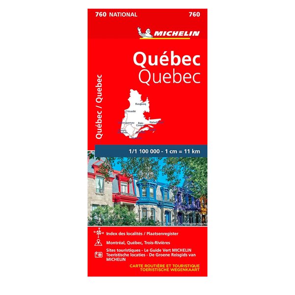 Carte routière Québec 760