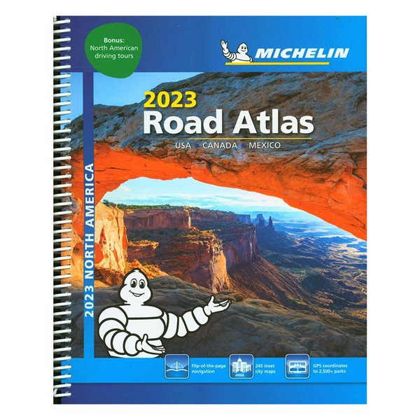 Michelin North America Road Atlas 2023 (anglais)