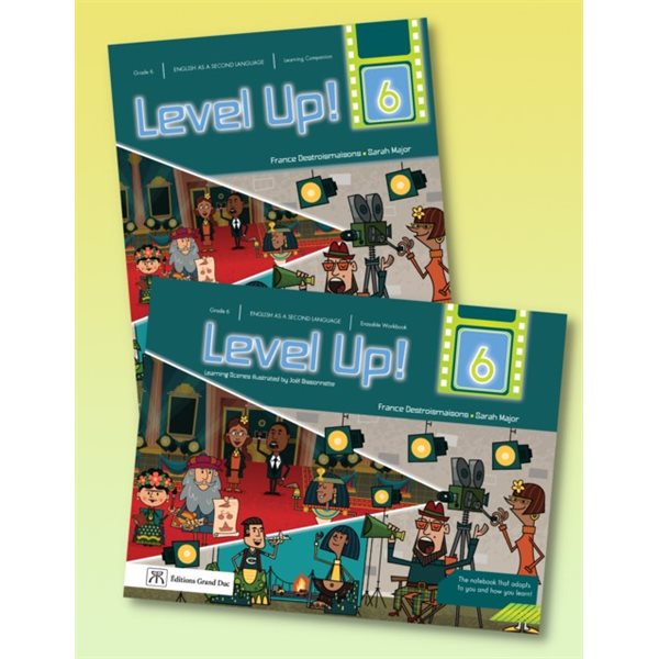 Learning Companion + Erasable Workbook - Level Up ! - English as a Second Language - Grade 6