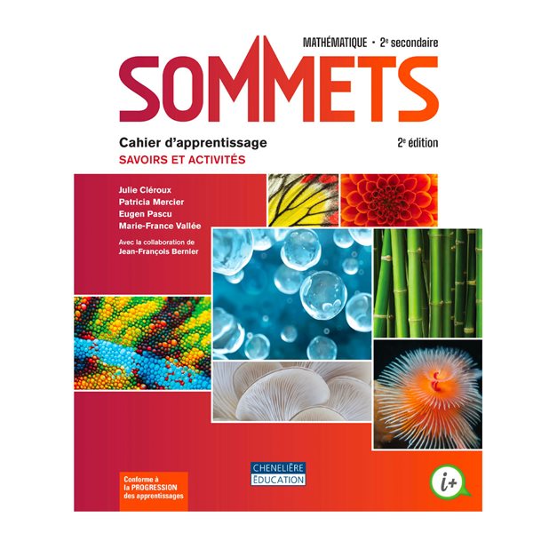 Cahier d'apprentissage Sommets - Version imprimée - 2e édition - Mathématiques - Secondaire 2