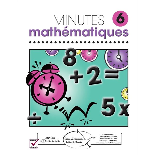 MINUTES MATHEMATIQUES CAH. 6E ANNEE