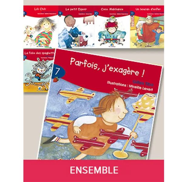 Ensemble des petits rats 2 rouge - Livrets 7 à 12