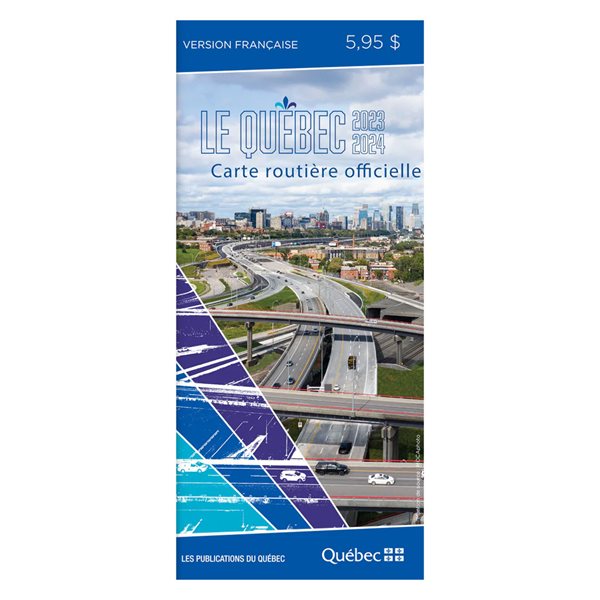 Carte routière officielle Le Québec 2023-2024