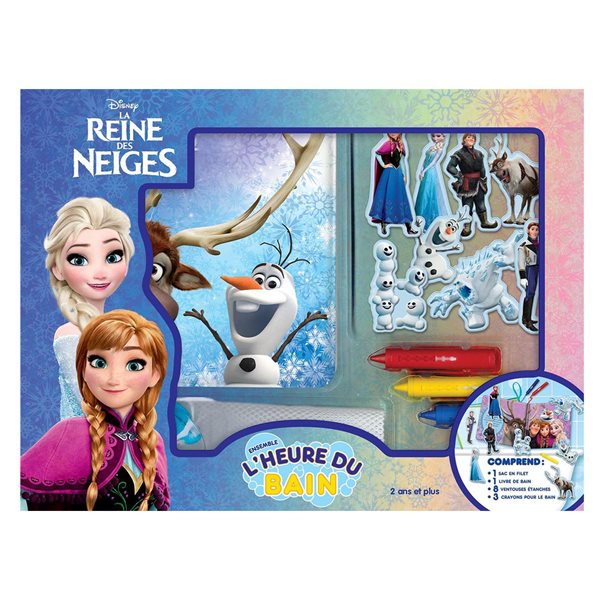 Ensemble L'heure du bain Disney La reine des neiges 