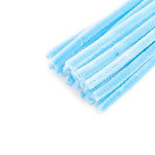 12 in. Pipe Cleaners - Light Blue