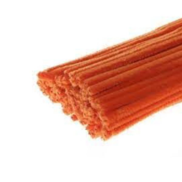 12 in. Pipe Cleaners - Orange