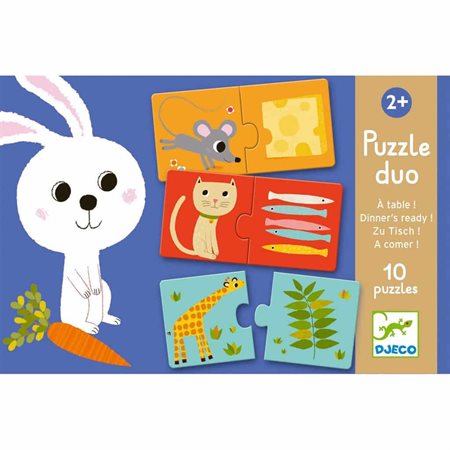 10 x 2 Pieces - Dinner’s Ready ! Duo Puzzle