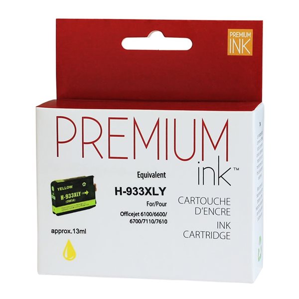 Compatible High Yield Inkjet Cartridge (Alternative to HP 933XL) - Yellow