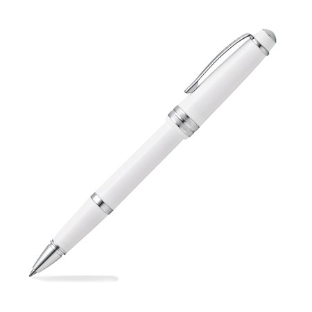 Bailey Light™ Roller Ball Pen - Polished White