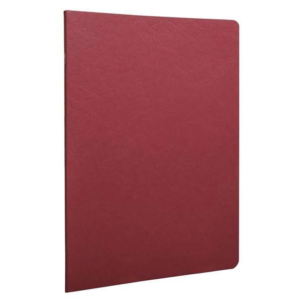 Cahier de notes ligné à reliure piquée Age Bag - A4 - Rouge