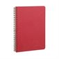 Cahier de notes ligné avec marge à reliure spirale Age Bag - A5 - Rouge