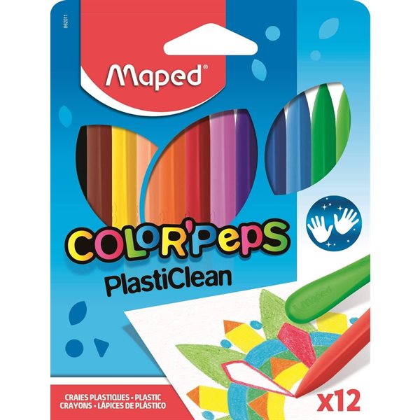 Craies de plastique Color’Peps Plasticlean