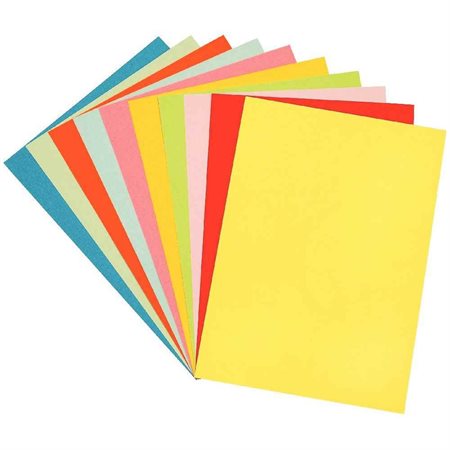 Papier de couleurs variées 50 feuilles