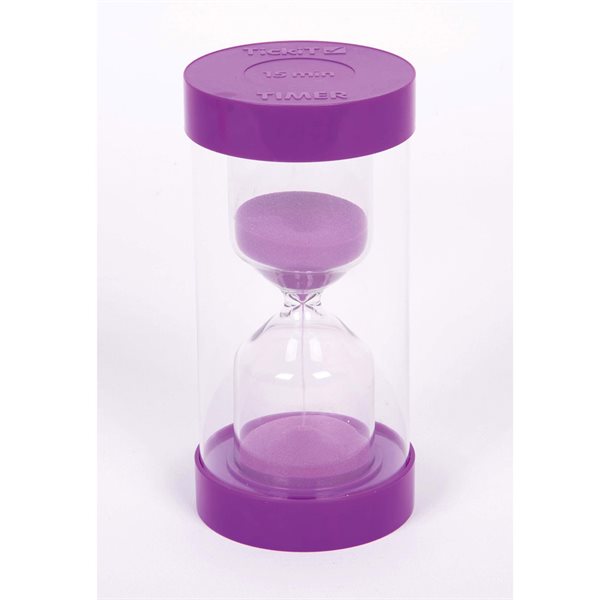 Sablier ColourBright 15 minutes (violet)
