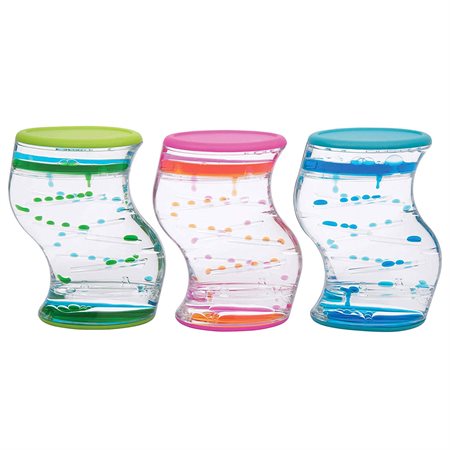 Sablier liquide Duo de couleur