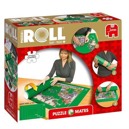 Tapis de rangement Puzzle & Roll© – pour casse-têtes jusqu’à 1500 morceaux