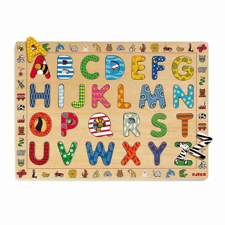 26 Pieces – ABC in French Wooden Puzzle