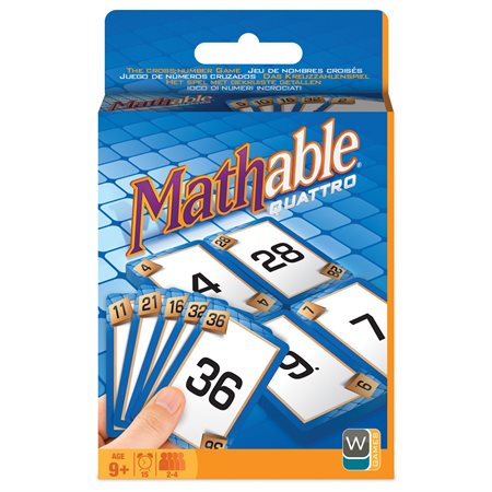 Jeu de carte Mathable quattro