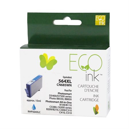 Remanufactured High Yield Inkjet Cartridge (Alternative to HP 564XL) - Cyan