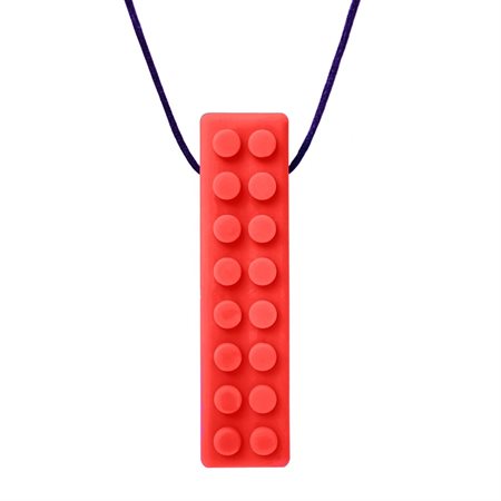 Collier à mâchouiller Lego Souple - Rouge