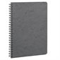 Cahier de notes ligné à reliure piquée Age Bag - A5 - Gris