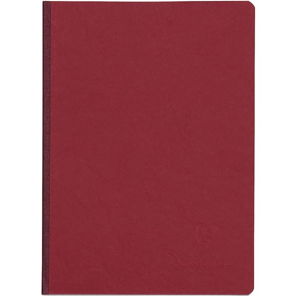 Cahier de notes lignée à reliure agrafée Age Bag - A5 - Rouge