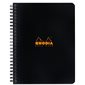 Cahier de notes quadrillé Notebook Rhodia Noir