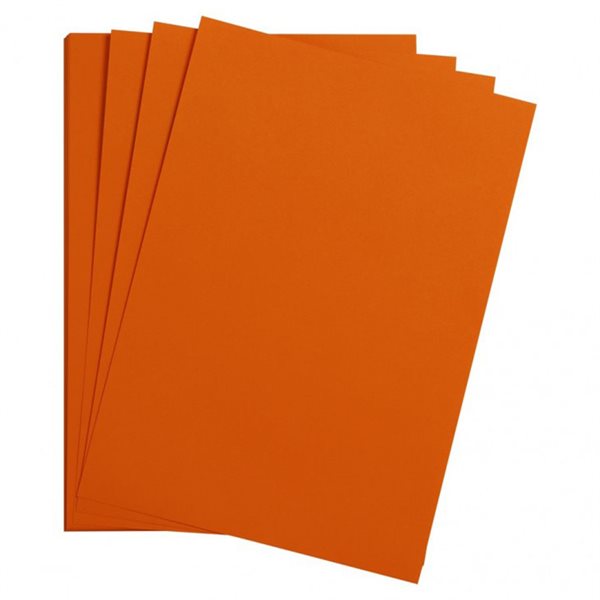 50 x 70 cm Maya Drawing Cardboard - Orange
