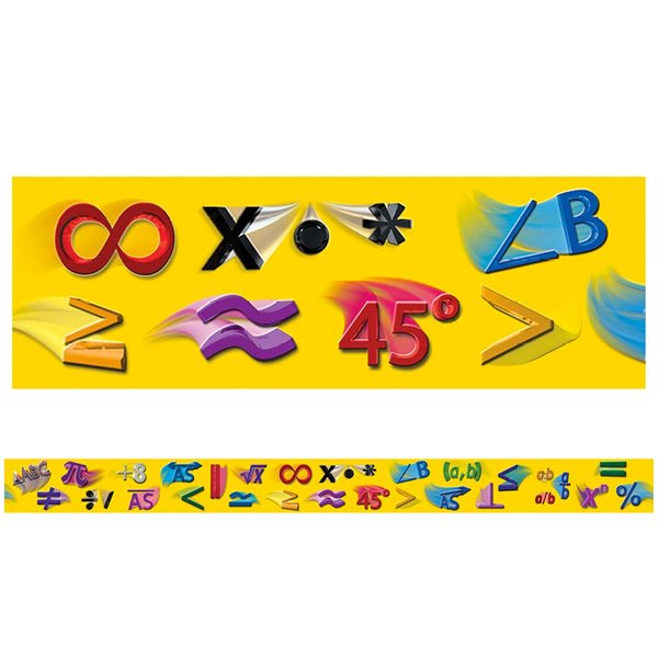 Bordure Symboles mathématiques
