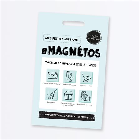 Pictogrammes magnétiques Les Magnétos Petites missions - Tâches de niveau 4 (8-9 ans)
