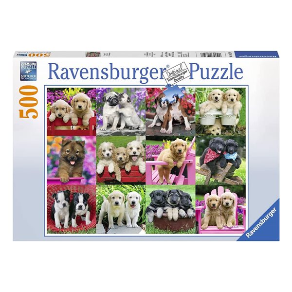 500 Pieces – Puppy Pals Jigsaw Puzzle
