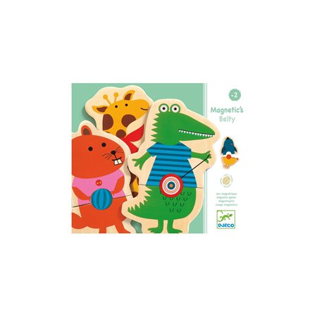12 x 2 Pieces – Magnetic’s Belty Wooden Puzzles