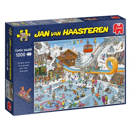 Casse-tête 1000 morceaux Jan van Haasteren - Jeux d’hiver