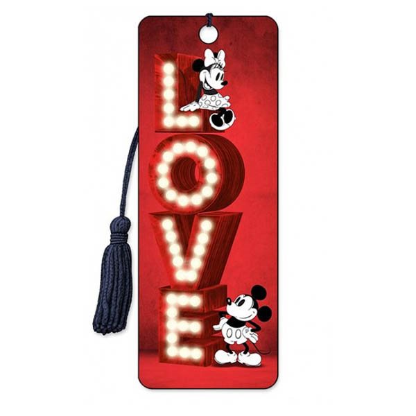 Marque-pages 3D Disney© Love Mickey & Minnie Mouse