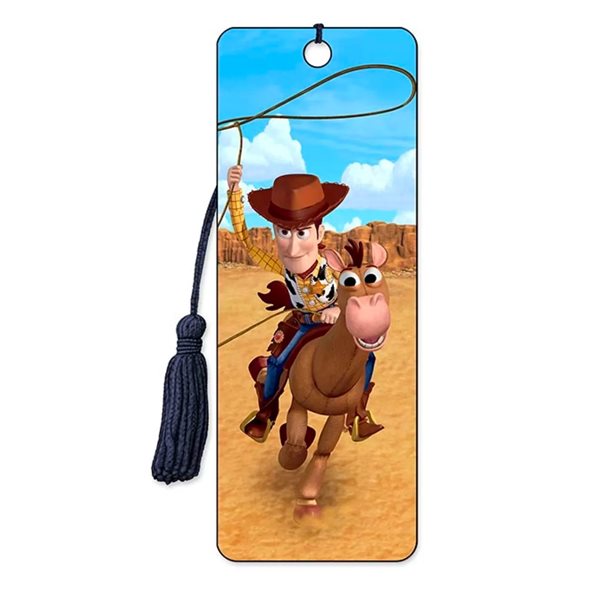 Marque-pages 3D Disney Histoire de jouets Woody et Bullseye