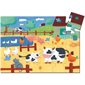 24 Pieces – Cows on the Farm Silhouette Puzzle