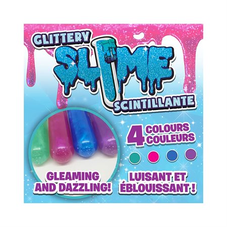 Glittery Slime in Tube - 4 Colors