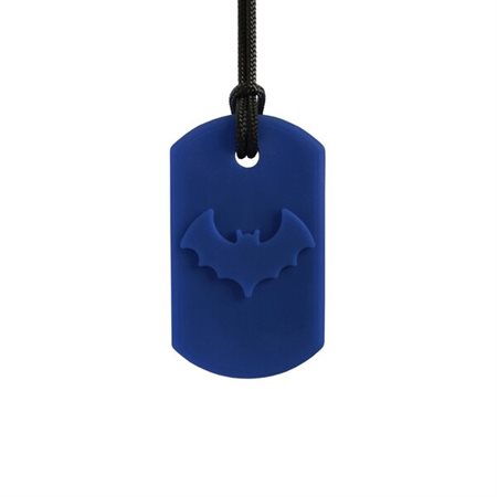 Collier à mâchouiller Chauve-souris Souple - Bleu foncé