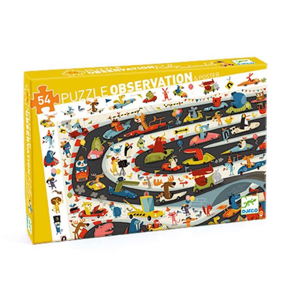 54 Pieces - Automobile Rally Observation Jigsaw Puzzle