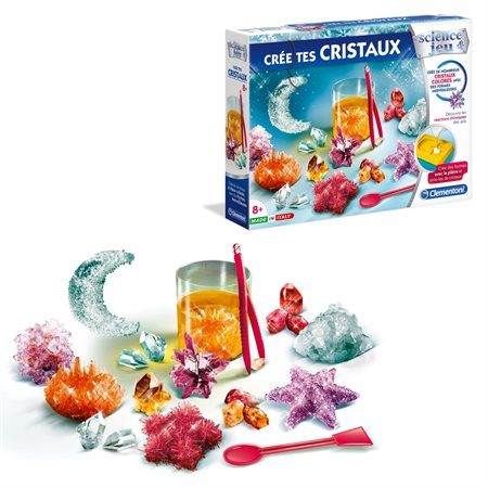 Jeu de création de cristaux Crée tes cristaux