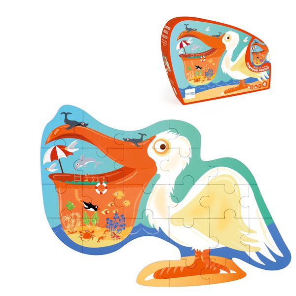 24 Pieces – Pelican Contour Puzzle