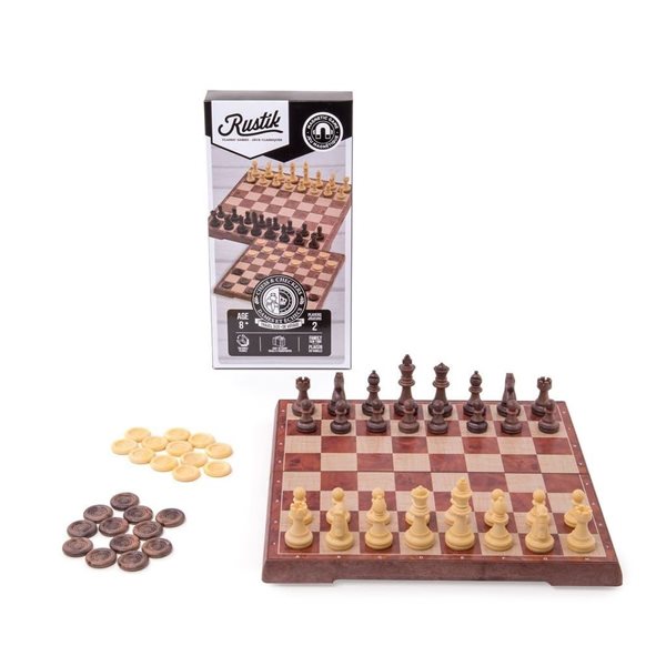 Magnetic Chess and Checkers Game