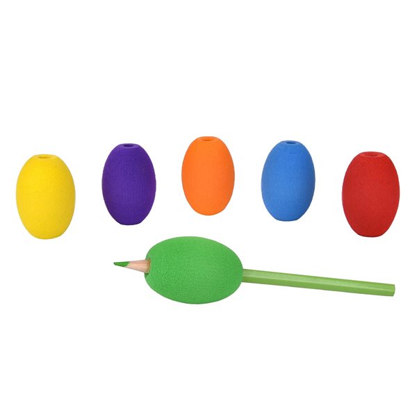 Appui-doigts auxiliaire pour crayon en forme d’œuf