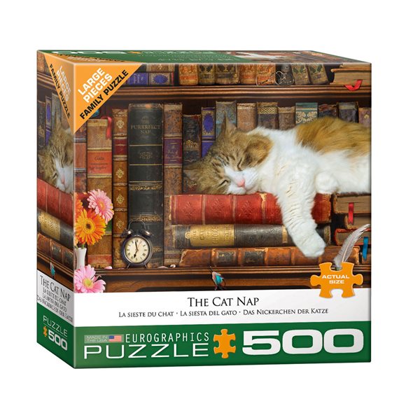 500 Pieces – The Cat Nap Jigsaw Puzzle