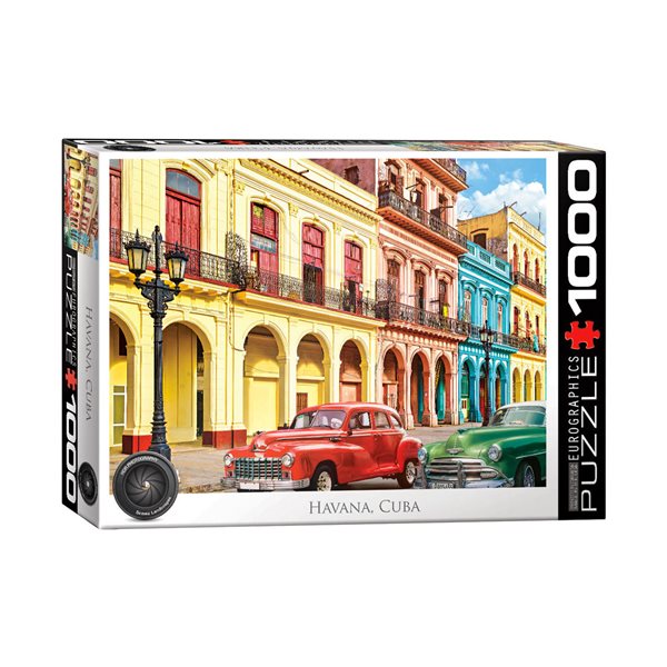 1000 Pieces – Havana, Cuba Jigsaw Puzzle