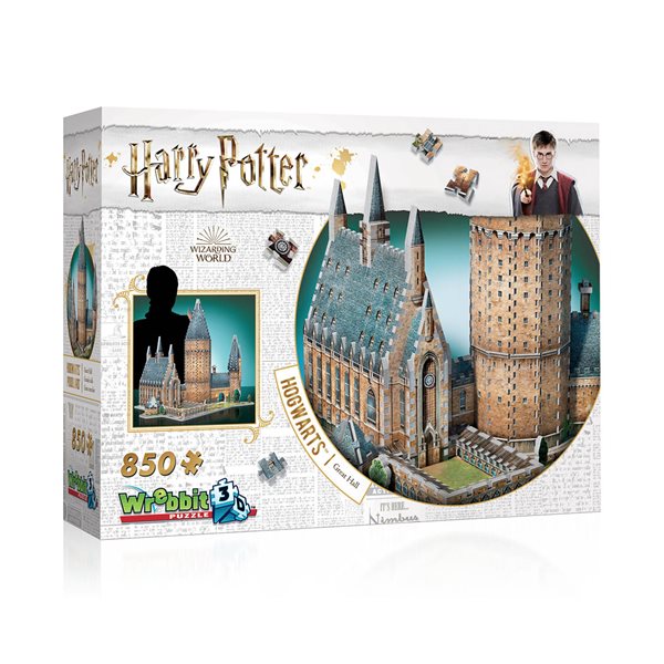 Casse-tête 3D Harry Potter™ 850 morceaux Château de Poudlard La Grande Salle