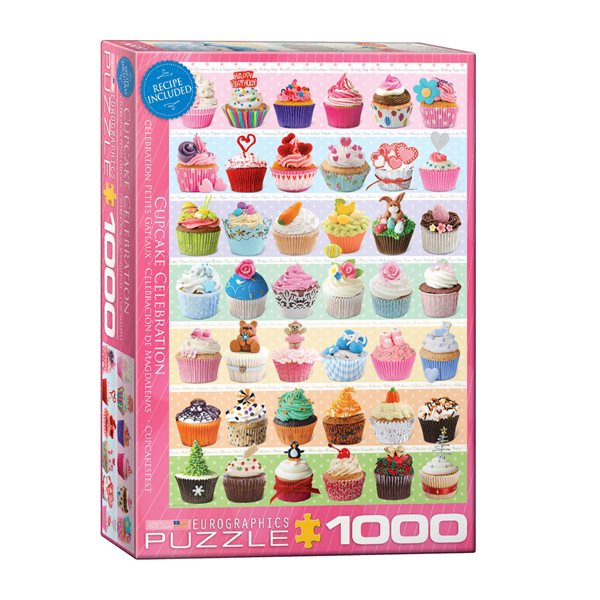 1000 Pieces – Cupcake Celebration Jigsaw Puzzle