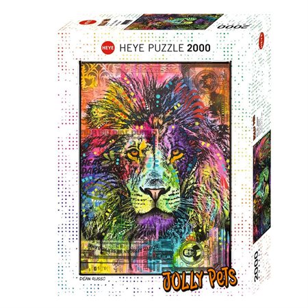 Casse-tête 2000 morceaux Coeur de lion