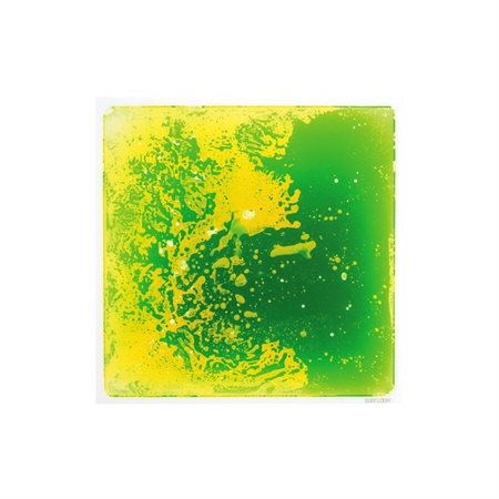 Tuile liquide sensorielle Vert - jaune
